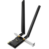 TP-Link WiFi 6E Intel AX210 AXE5400 PCIe WiFi Card for Desktop PC - (Archer TXE72E), Bluetooth 5.3, WPA3, 802.11axe Tri Band Wireless Adapter with MU-MIMO, OFDMA, Ultra-Low Latency, for Windows 10,11 | TXE72E | - CompuMe